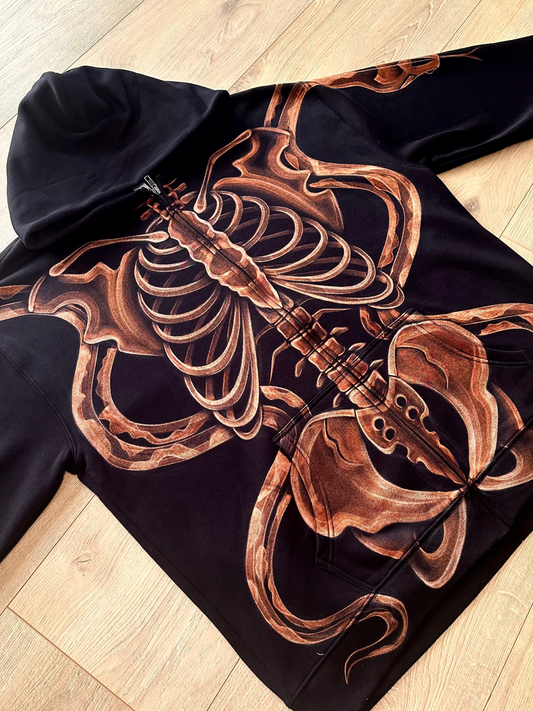 Ribcage Zip-Up Hoodie