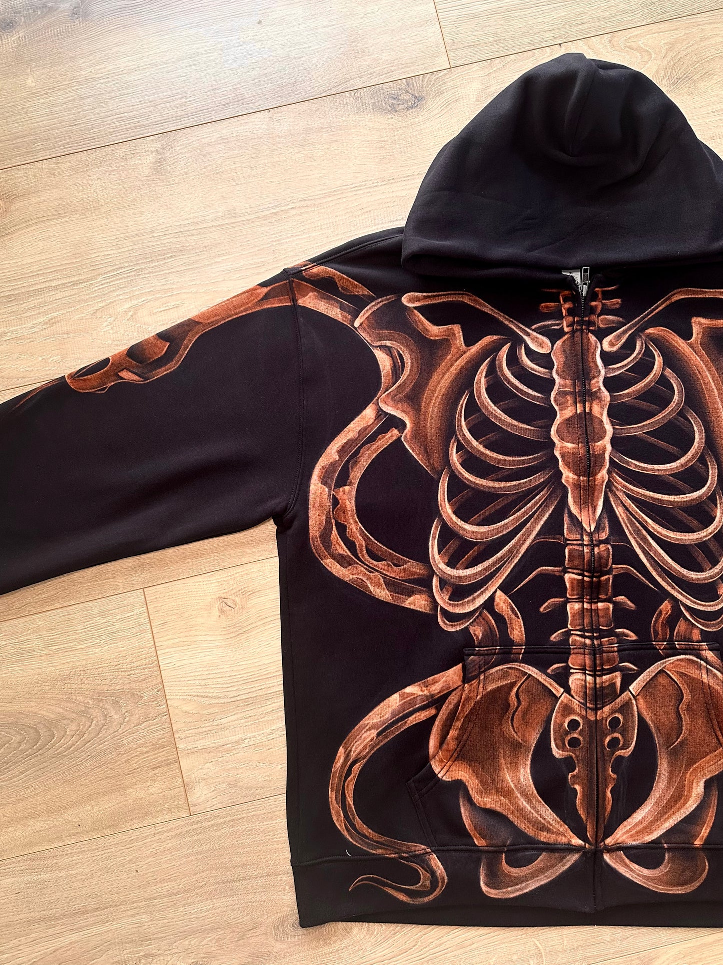 Ribcage Zip-Up Hoodie